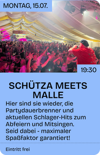 Party Biberach Schützenfest, Schützenzelt